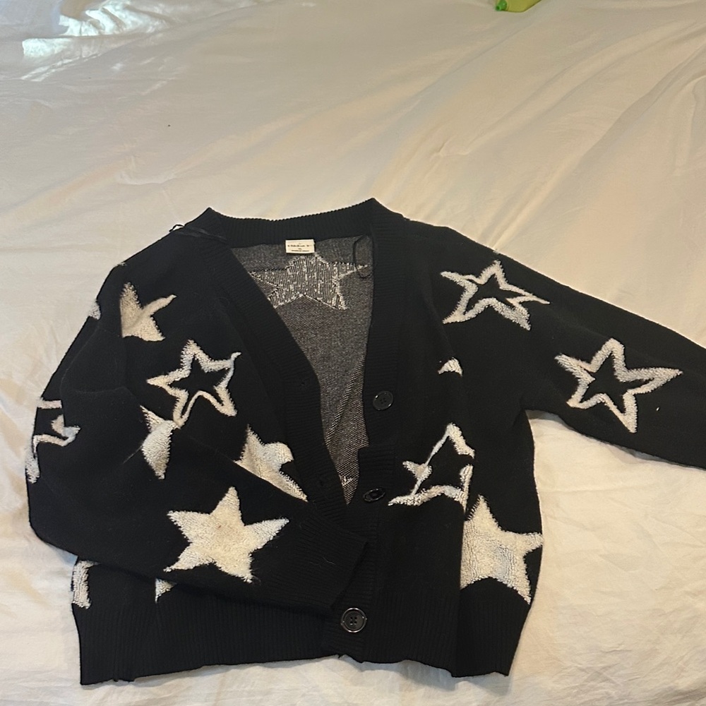 Black and White Star Cardigan